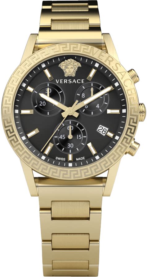 versace uhr schwarz damen|Schwarze Versace Uhren .